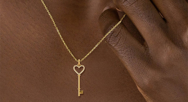 His & Hers Matching Set Open Your Heart I Love You Key and Lock