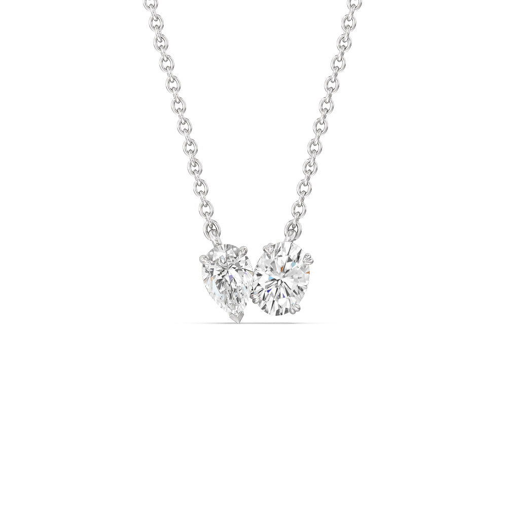 8 Stone Diamond Necklace