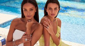 Models wearing Wedding Bands