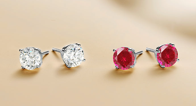 Diamond Studs vs. Gemstone Studs: Which Sparkles Brighter?