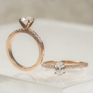 Rose Gold Vintage Engagement Rings