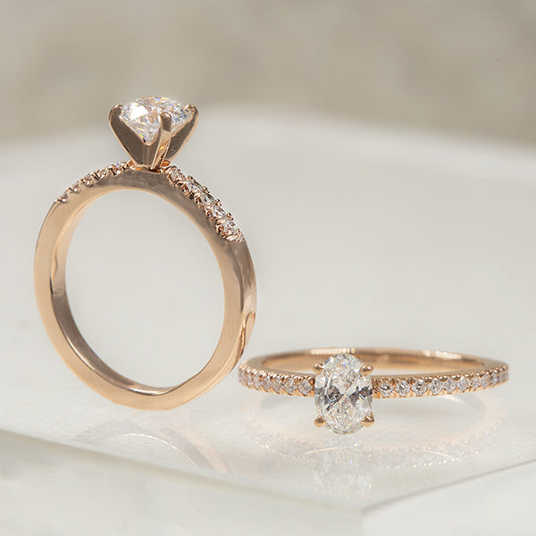 Best Rose Gold Vintage Engagement Rings