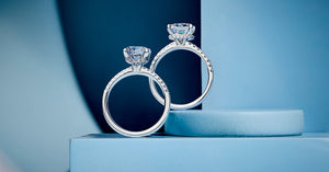 Hidden Halo Diamond Engagement Rings