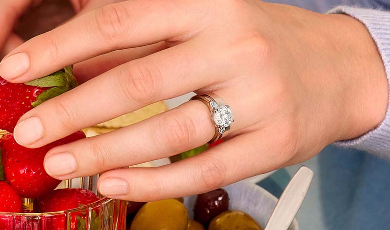Platinum Lab Grown Diamond Engagement Rings