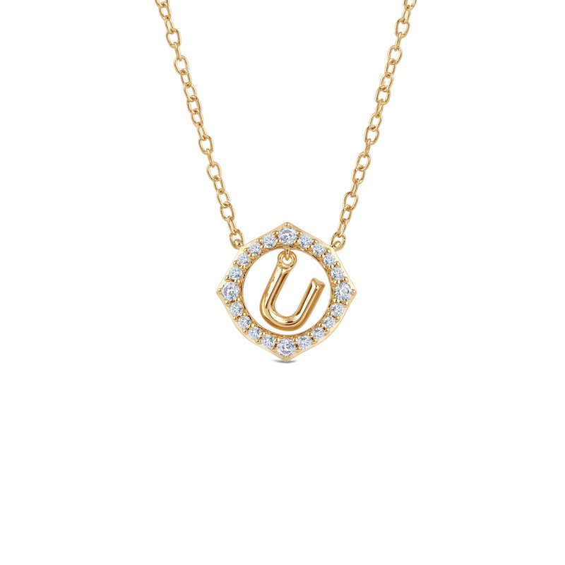 Lab Grown Diamond Infinity Necklace SRNL-01557WHT_WG, Clater Jewelers