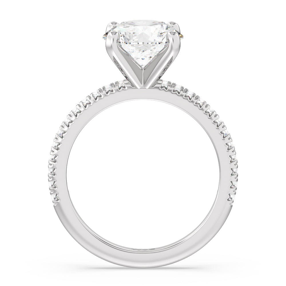 Best Engagement Rings | Breathless Desire | French Pave Ring