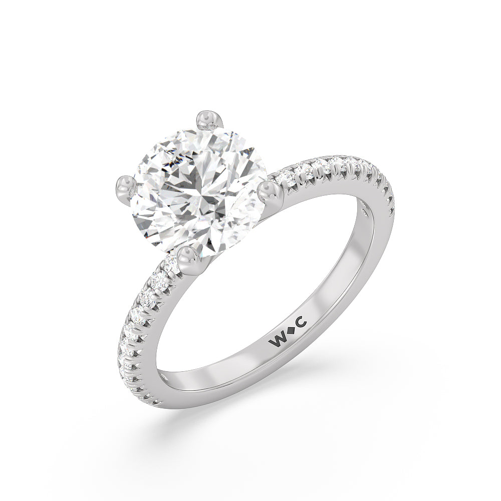 2.60 Ct. French Pave Halo Asscher Cut Engagement Ring I VS1 GIA –  Kingofjewelry.com