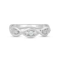 Braided Diamond Fashion Ring