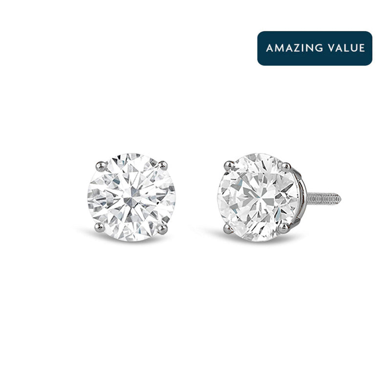 Crystal Stud Earrings for Women and Men | Swarovski