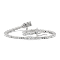 Four Prong Diamond Tennis Bracelet