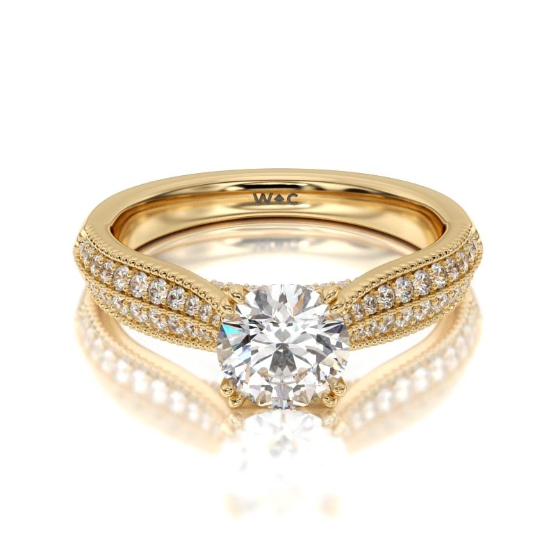 Buy Modern Gold Ring | kasturidiamond.com
