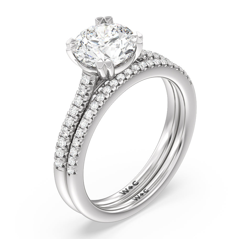 Engagement rings with on sale hidden accents